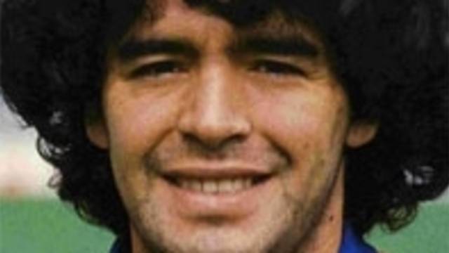 Portrait of Maradona