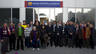 Social Commission Members of the social commission in front of the Penyes Office