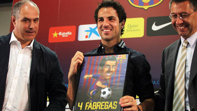Presentación de Cesc Fàbregas