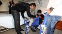 Visit to local hospitals / PHOTO: MIGUEL RUIZ - FCB