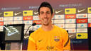 Cuenca, en su primera rueda de prensa / FOTO: MIGUEL RUIZ-FCB