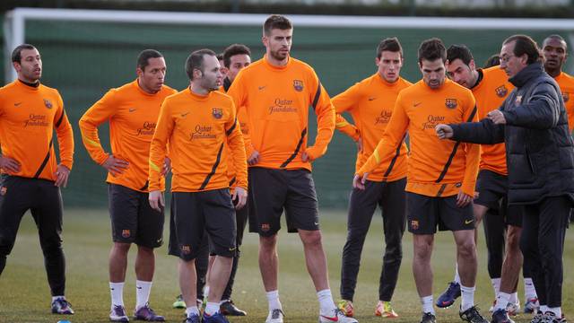 El entrenamiento de este miércoles. FOTO: MIGUEL RUIZ-FCB.