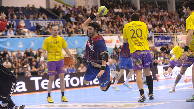 Valladolid-FC Barcelona Intersport. V. Salgado / ASOBAL