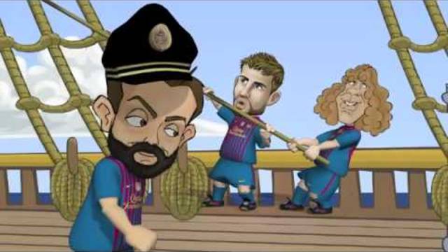 FC Barcelona - Els Barça Toons animen el Barça-Bayer 