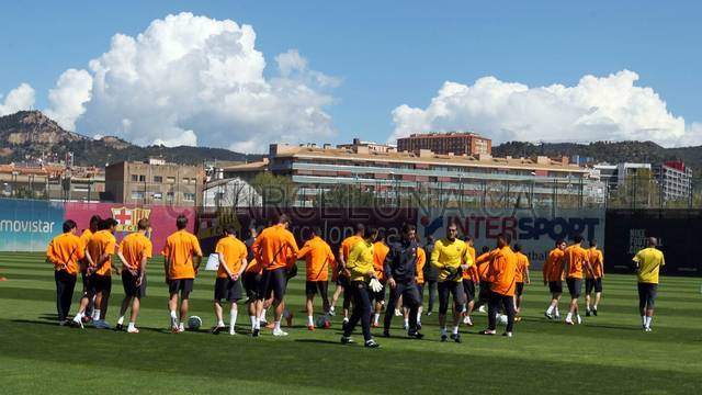 Training session 15/04/12. FOTO: MIGUEL RUIZ-FCB.