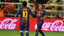 Messi and Alexis / PHOTO: MIGUEL RUIZ - FCB