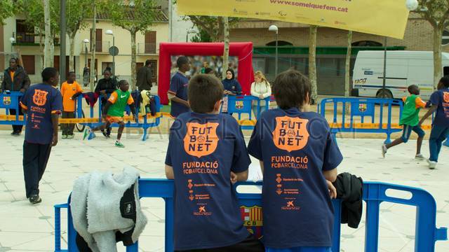 Festival 'FutbolNet' a Banyoles. FOTO: Xavier Pérez