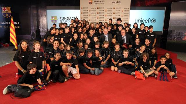 Es reforcen els vincles amb l’Unicef / FOTO: MIGUEL RUIZ - FCB