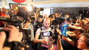 Pep Guardiola a la seva arribada a Sevilla / FOTO: MIGUEL RUIZ - FCB