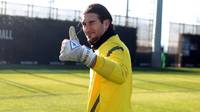 Pinto, en un entrenament / FOTO: ARXIU FCB