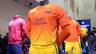 Orange and yellow change strip