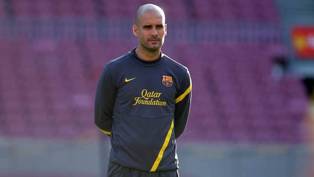 Pep Guardiola at the Camp Nou. PHOTO: MIGUEL RUIZ-FCB.