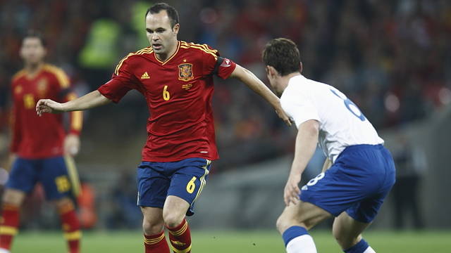 Iniesta is among the 23 picked by Del Bosque / PHOTO: CARMELO RUBIO (RFEF)