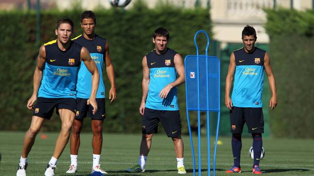 Barça training session. PHOTO: ARXIU FCB.