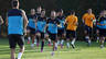 Training session ahead of tomorrow's Clásico 