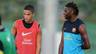 First training session of Song. IMAGE: MIGUEL RUIZ-FCB.