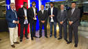 Los jugadores, con las medallas logradas en Londres / FOTO: Àlex Caparrós - FCB