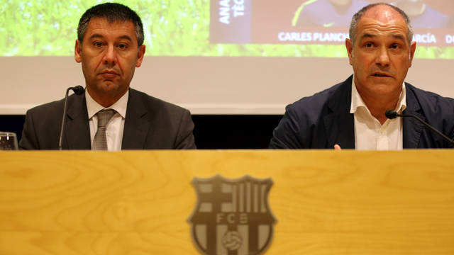 Bartomeu and Zubizarreta / PHOTO: MIGUEL RUIZ-FCB