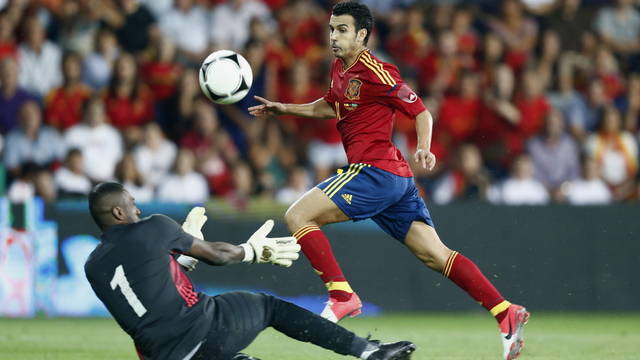 Pedro, four goals / FOTO: Arxiu (CARMELO RUBIO)