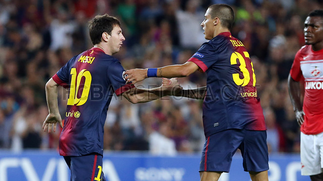 Barça - Spartak (3-2). FOTO: MIGUEL RUIZ-FCB.