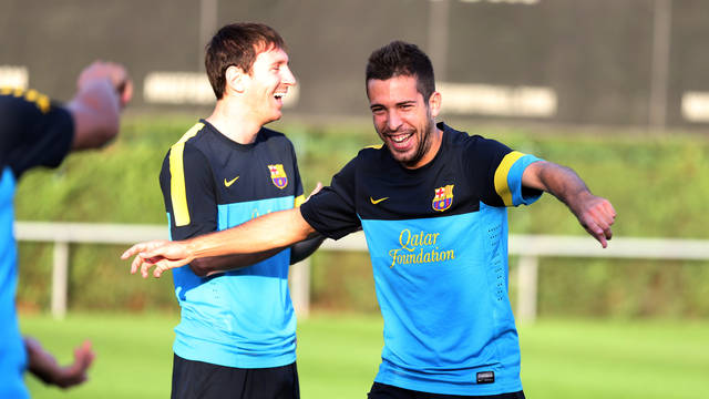 Jordi Alba rep l'alta mèdica / FOTO: MIGUEL RUIZ - FCB