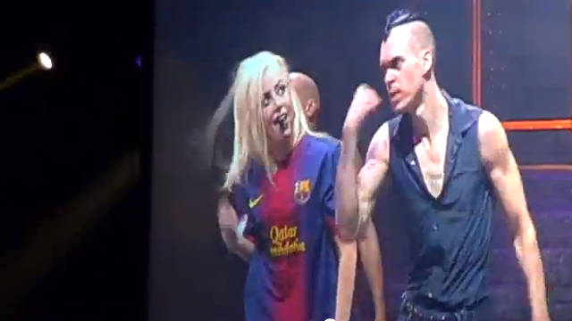 Lady Gaga in Barcelona's concert