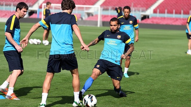 Entrenament 07/10/12. FOTO: MIGUEL RUIZ-FCB.