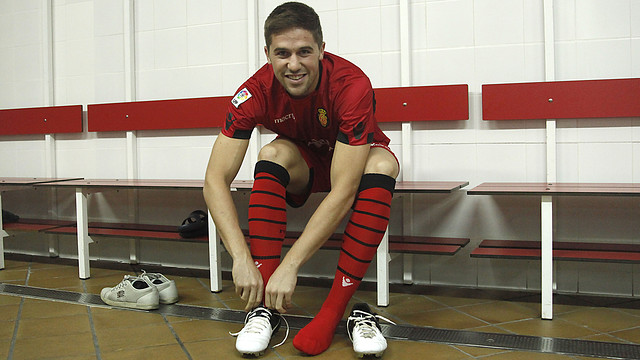 Fontàs, new player of Real Mallorca / PHOTO: RCD MALLORCA.