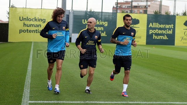 Entrenament 18/10/12. FOTO: MIGUEL RUIZ-FCB.