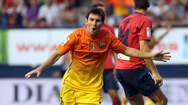 Messi current holder of the World Soccer award. PHOTO FCB.