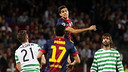 Marc Bartra, en una acció del partit contra el Celtic / FOTO: MIGUEL RUIZ - FCB