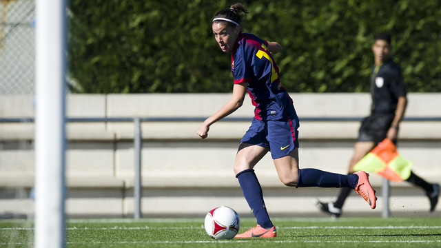 Olga scored a hat-trick / PHOTO: ARCHIVE - FCB