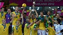 Wilde, Ari and Gabriel, World Cup champions with Brazil / PHOTO: www.fifa.com