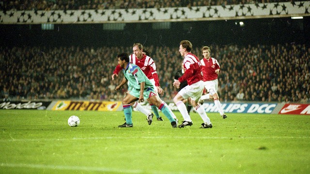 Romario against Spartak. PHOTO: ARCHIVE FCB.