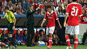 Vilanova, durant el partit a Lisboa / FOTO: MIGUEL RUIZ-FCB