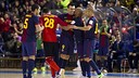 FCB Alusport - ElPozo Múrcia (4-3). FOTO: ÁLEX CAPARRÓS - FCB