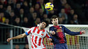 Gerard Piqué, amb Diego Costa / FOTO: MIGUEL RUIZ-FCB