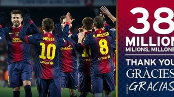 Facebook FC Barcelona - 38 millones