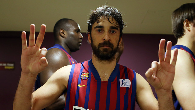 Navarro, després del partit. FOTO: MIGUEL RUIZ - GERMÁN PARGA (FCB)