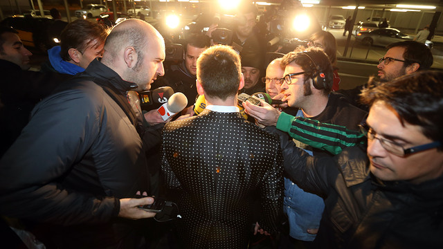 Leo Messi en Zurich durante la gala FIFA Ballon d'Or 2012