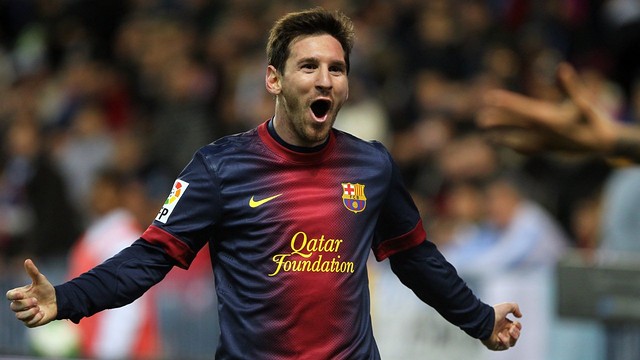 Messi scores the goal #100 / PHOTO: MIGUEL RUIZ-FCB.