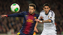 Alba and Di María in the cup clasico / FOTO: GERMÁN PARGA-FCB