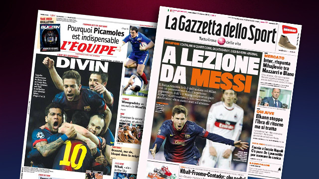 L'Équipe and Gazzetta dello Sport