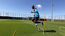 Abidal in a training session PHOTO: MIGUEL RUIZ - FCB