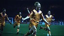 Koeman celebrates his goal at Wembley stadium / PHOTO: UC SAMPDORIA