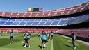 Training session at Camp Nou | PHOTO: MIGUEL RUIZ
