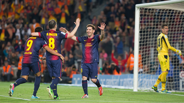 Messi, Iniesta i Alexis / FOTO: Miguel Ruiz
