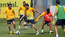 Les joueurs à l'entrainement / PHOTO: MIGUEL RUIZ - FCB