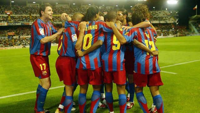 En 2006 el Barça celebró la Liga en el campo del Celta / FOTO: MIGUEL RUIZ-FCB