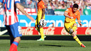 Leo Messi at the Vicente Calderón / PHOTO: MIGUEL RUIZ - FCB